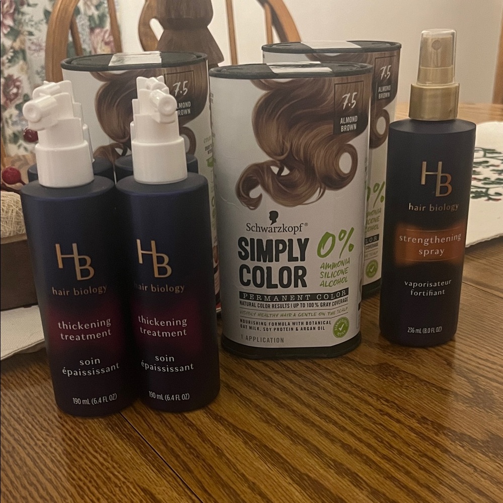 New, Schwarzkopf Simply Color and Hair Biology Products